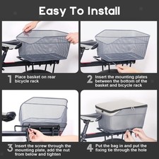 Fahrradkorb Hinten, Robuste